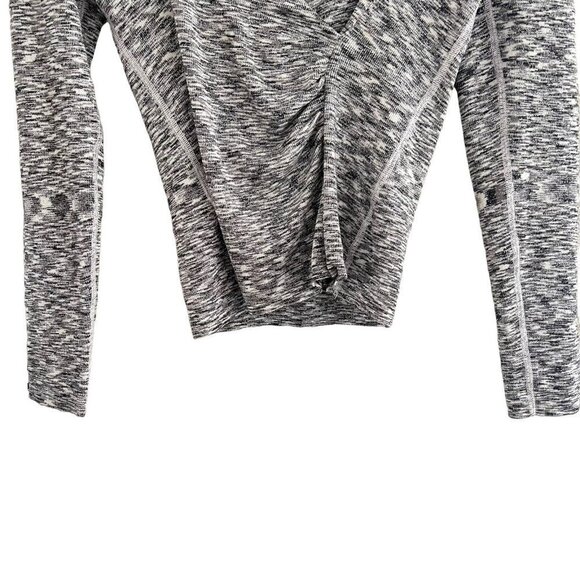 One Girl Who Anthropologie V Neck Long Sleeve Tunic Wrap Knit Top Size S - Picture 4 of 11